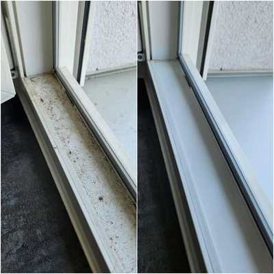 Fensterrahmen Reinigung