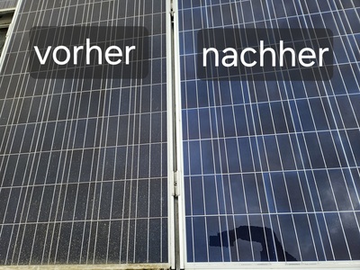 Reinigung von Photovoltaikanlagen