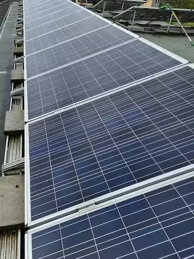 Reinigung von Photovoltaikanlagen